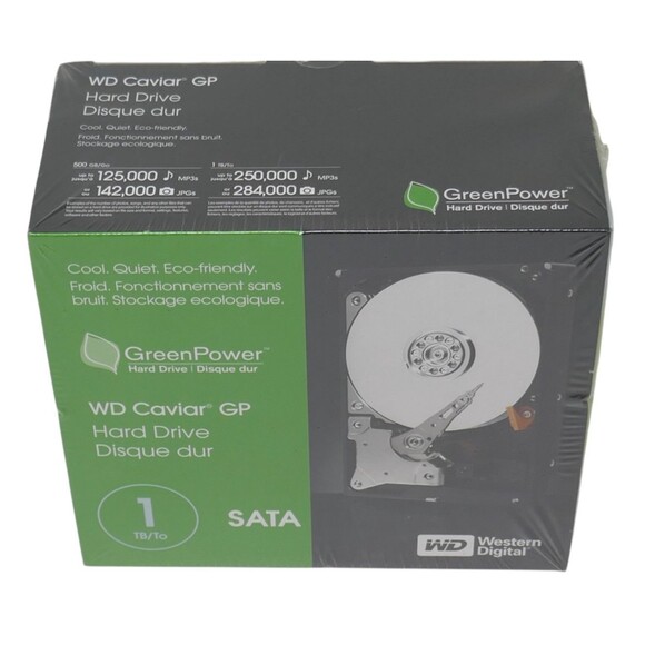 Western Digital Caviar Green Hard Drive 1TB WD10000CSRTL SEALED - Picture 6 of 8